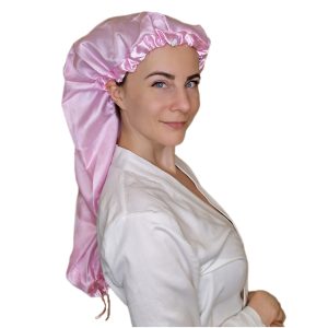 Miego kepuraitė labai ilgiems plaukams