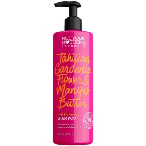 Garbanas pabrėžiantis valomasis detoksikuojantis plaukųšampūnas Not Your Mother’s Tahitian Gardenia Flower & Mango Butter