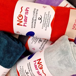 No Harsh mikropluošto rankšluostis plaukams